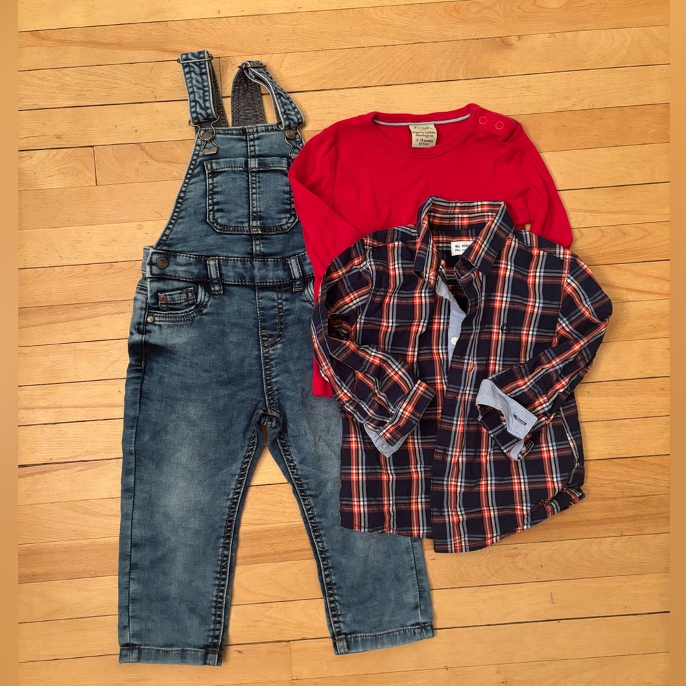 Mayoral Overall Set, 12-18 mos